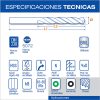 1000 - Broca Cilíndrica Corta de Acero Rápido para uso genérico en metales - Image 6
