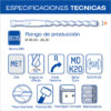 1670 - Broca de metal duro SDS PLUS roto-percutora para concreto estructural - Image 23