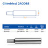 6591- Acople para Mandril - Cilíndrico - Jacobs - Image 2